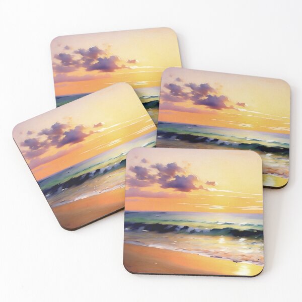 Item preview, Seascape at Sunset  designed and sold by Dana Roper.