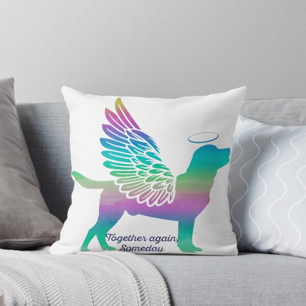 Item preview, Labrador Retriever Angel Wings Rainbow Bridge Pet Loss keepsakes designed and sold by ElizInspires.