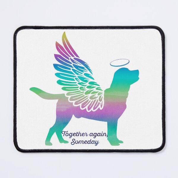 Item preview, Labrador Retriever Angel Wings Rainbow Bridge Pet Loss keepsakes designed and sold by ElizInspires.