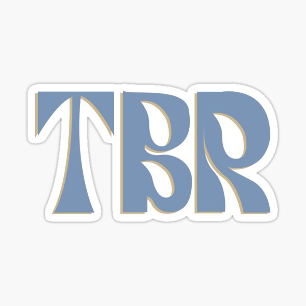 Item preview, TBR Blue Sticker designed and sold by BlushingLumi.