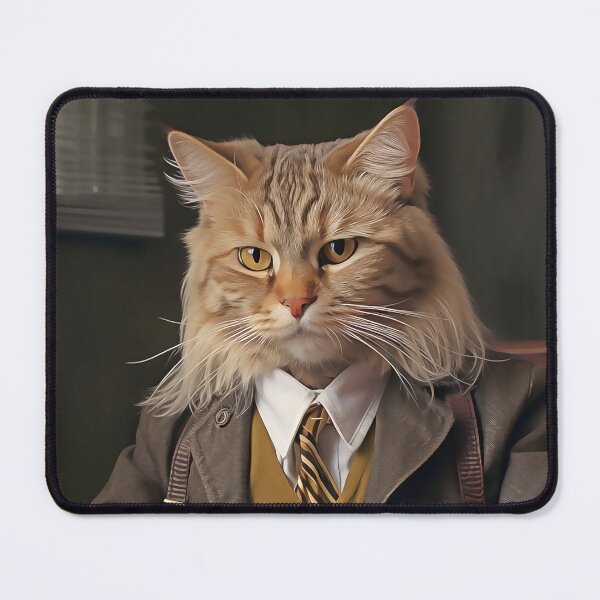Item preview, Oil Painting Portrait of a Elegant Cat - Gift for Cats Lover, Pet Gift designed and sold by AITeeGenius.