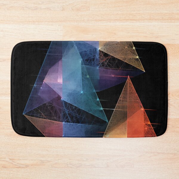 Item preview, Three different shapes of geometrical triangles designed and sold by WallWhimsyWorks.