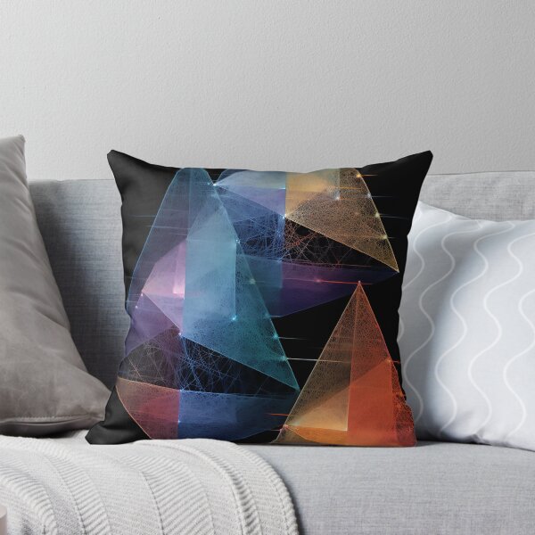 Item preview, Three different shapes of geometrical triangles designed and sold by WallWhimsyWorks.