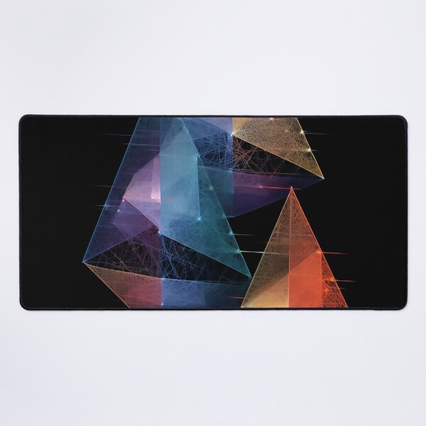 Item preview, Three different shapes of geometrical triangles designed and sold by WallWhimsyWorks.