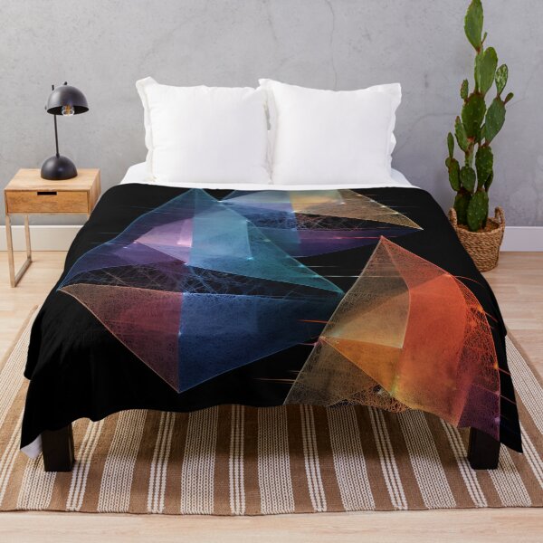 Item preview, Three different shapes of geometrical triangles designed and sold by WallWhimsyWorks.