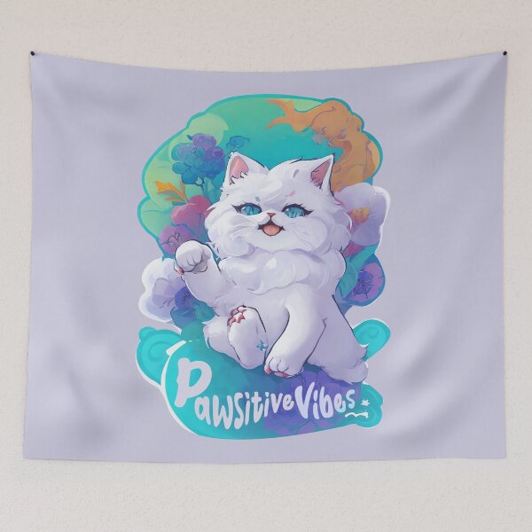 Item preview, Cat Meme: Thumbs Up for Feline Vibes designed and sold by Paolospresent.