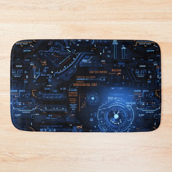Item preview, Chrono-Tech Dreamscape: Futuristic Sci-Fi Seamless Pattern designed and sold by AlienSkinEyes.