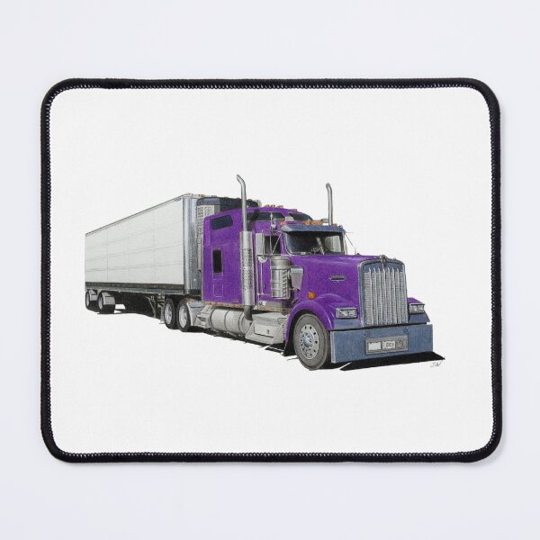 Item preview, Purple Kenworth Truck designed and sold by SandraWarmerdam.