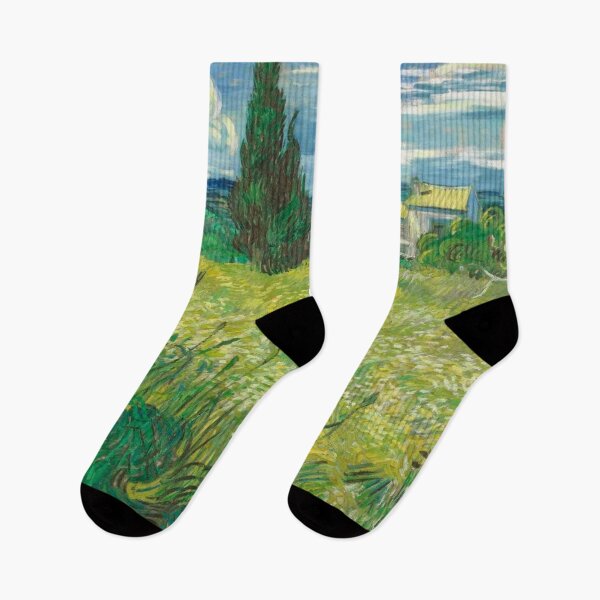 Item preview, Green Wheat Field with Cypress Van Gogh designed and sold by Ashley Moen.