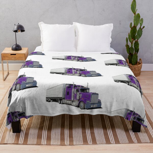 Item preview, Purple Kenworth Truck designed and sold by SandraWarmerdam.