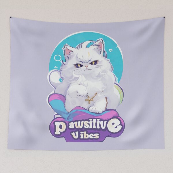 Item preview, Cat Meme: Meowtivating Pawsitivity designed and sold by Paolospresent.