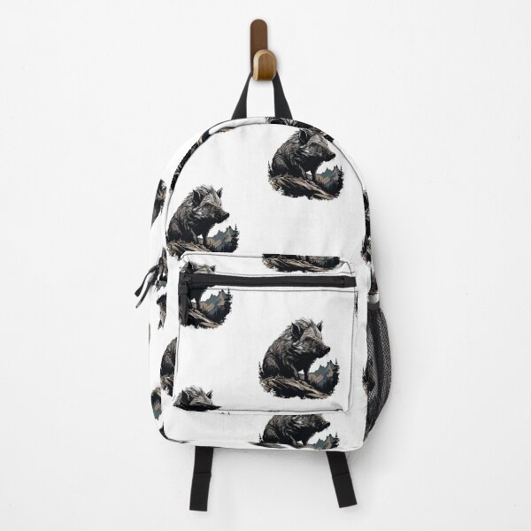 Item preview, wild boar designed and sold by ValerianVibes.