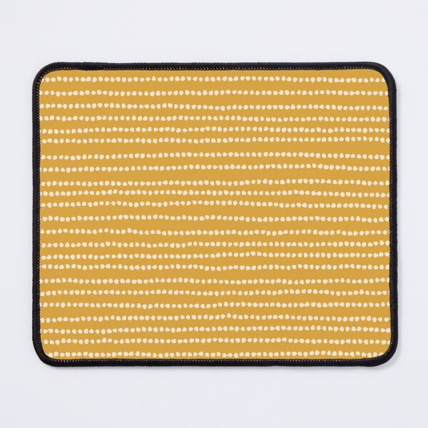 Item preview, Smudgy Dotted Ink Stripes Pattern in Goldenrod Mustard designed and sold by kierkegaard.