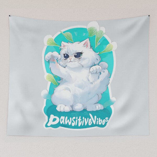 Item preview, Cat Meme: Paws and Thumbs of Good Vibes designed and sold by Paolospresent.