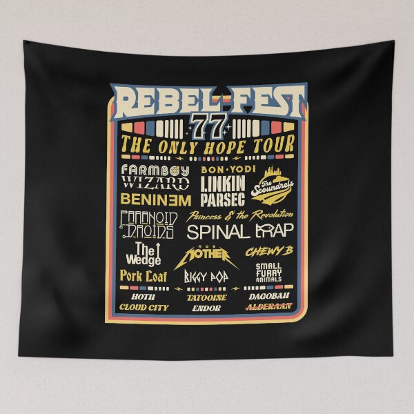 Item preview, Rebel Fest, Music Festival Shirt, Music, Record, Typography designed and sold by therocketman.