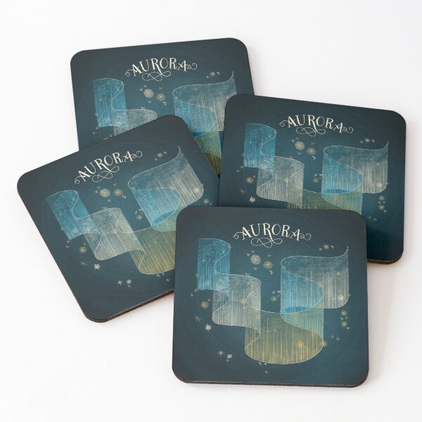 Item preview, Northern lights (Aurora Borealis) in the sky designed and sold by uellaaa.