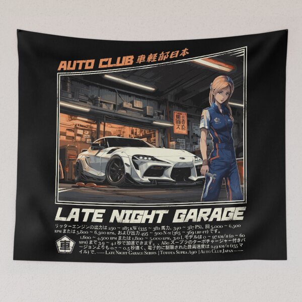 Item preview, Late Night Garage - Toyota Supra A90  designed and sold by Autoclubjapan.