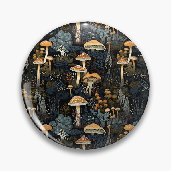 Item preview, Enchanting Wild Mushroom & Moss Drapery designed and sold by Stunningartpics.