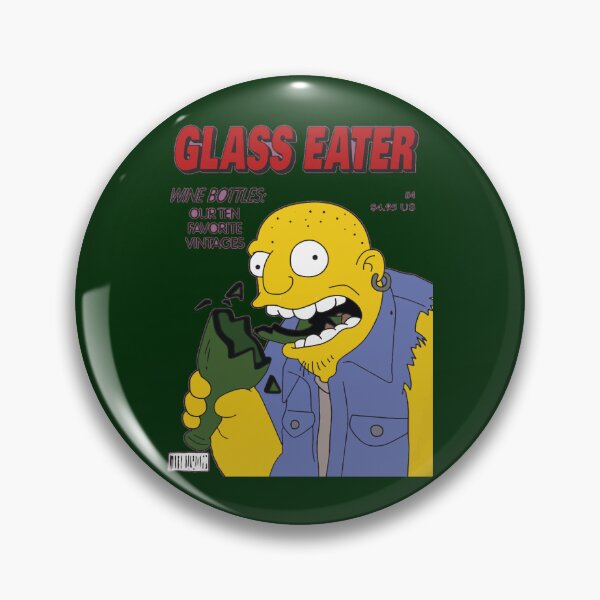 Item preview, Glass Eater Funny The Simpsons Inspired Magazine From 90_s Cartoons designed and sold by IveGotItGifts.