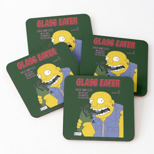 Item preview, Glass Eater Funny The Simpsons Inspired Magazine From 90_s Cartoons designed and sold by IveGotItGifts.