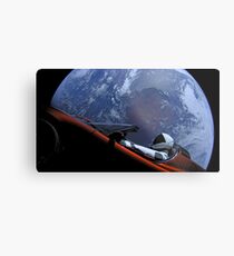 SpaceX's Starman Metal Print