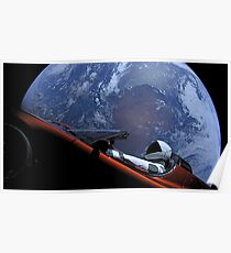 SpaceX's Starman Poster