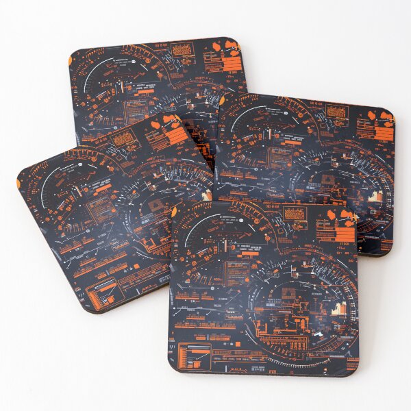 Item preview, Chrono-Tech Dreamscape: Futuristic Sci-Fi Seamless Pattern designed and sold by AlienSkinEyes.