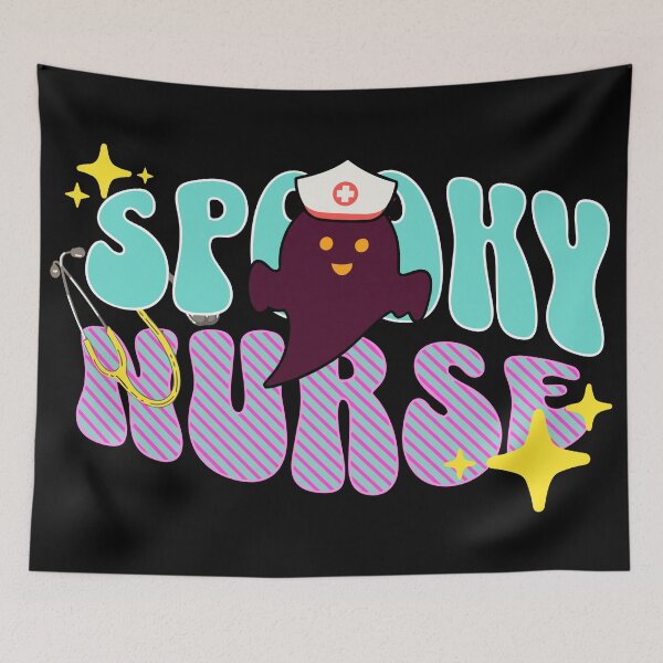 Item preview, Halloween Nurse T shirt Spooky Nurse T shirt Gift For Nurse Halloween T shirt Funny Nurse T shirt Cute Nurse T shirt Nursing Tee Nursing Fall T shirt Nursing T shirt Halloween Nursing  designed and sold by happytrendjct.