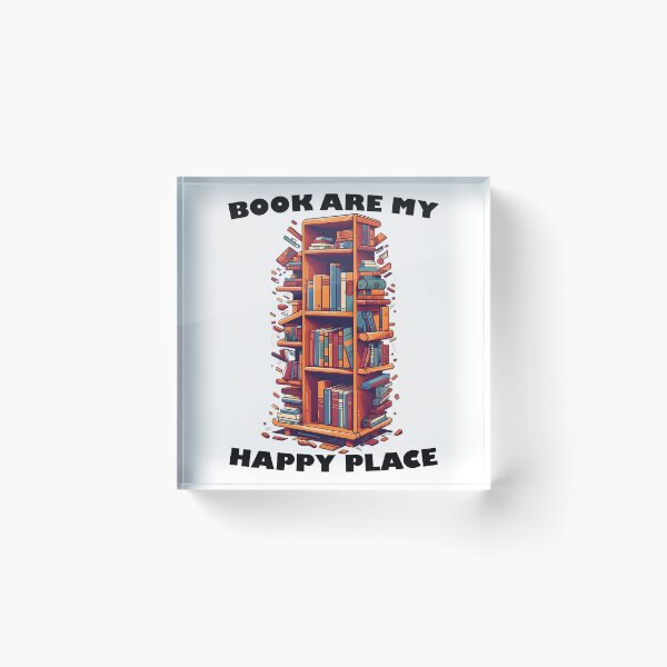 Item preview, Books are my happy place designed and sold by UltimateWorld.