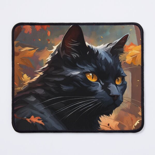 Item preview, Black Cat In A Autmn Forest designed and sold by Gabriela McDaniel.