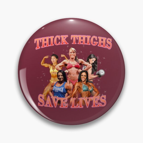 Item preview, Thick Thighs Save Lives designed and sold by emmiedrawss.