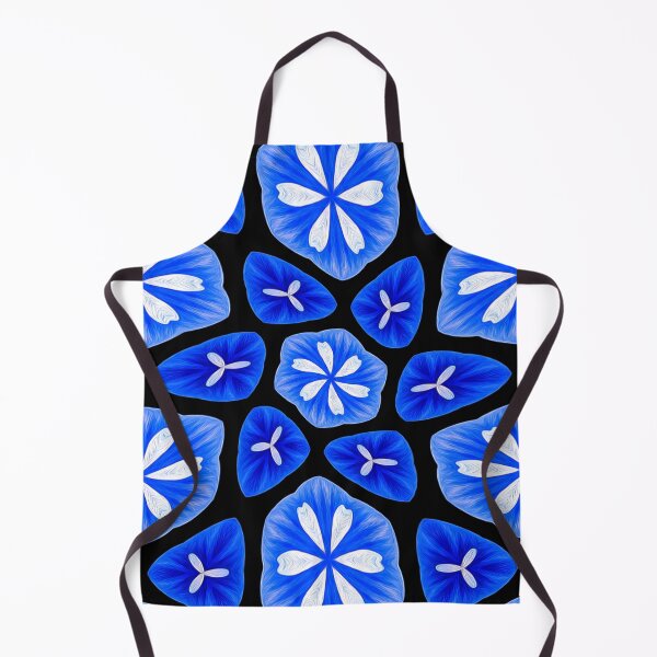Item preview, Abstract Blue Flower Pattern designed and sold by Patternflower.