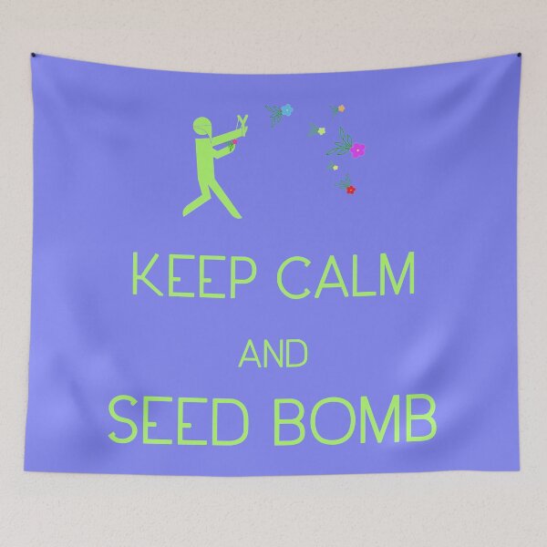 Item preview, Keep Calm and Seed Bomb designed and sold by DILLIGAF.