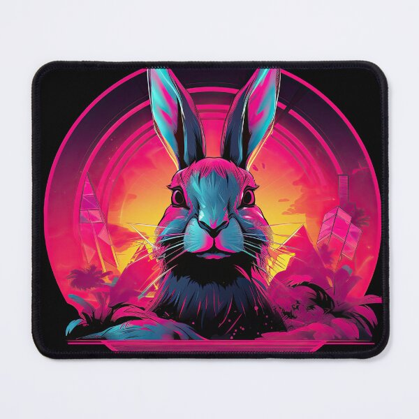 Item preview, 80's Synthwave Retro Bunny Rabbit designed and sold by Puristock.