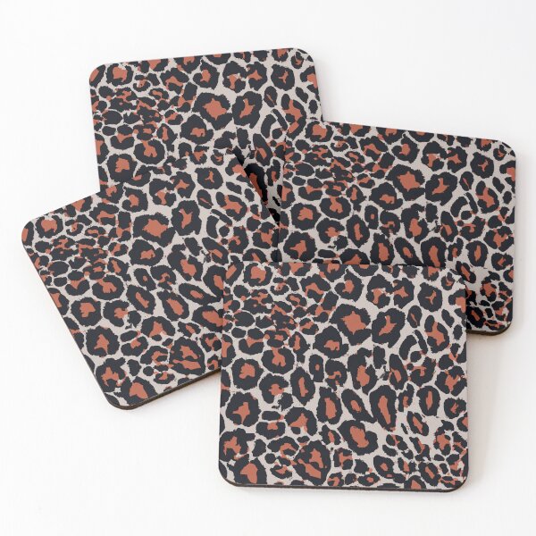 Item preview, Brown Leopard Pattern against a Beige / Light Grey Background designed and sold by SamJanner.