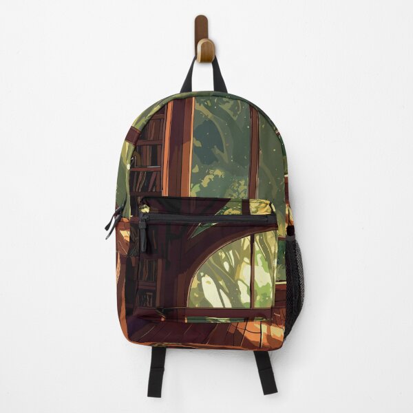 Item preview, Cat inside house in forest designed and sold by TomFrontierArt.
