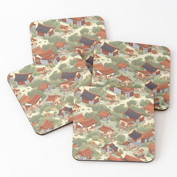 Item preview, Traditional Chinese Village Pattern - Gift for China Lover designed and sold by AITeeGenius.