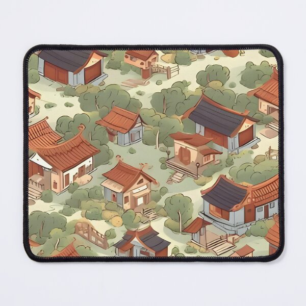 Item preview, Traditional Chinese Village Pattern - Gift for China Lover designed and sold by AITeeGenius.