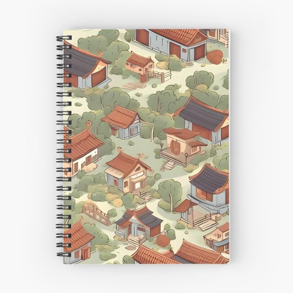 Item preview, Traditional Chinese Village Pattern - Gift for China Lover designed and sold by AITeeGenius.