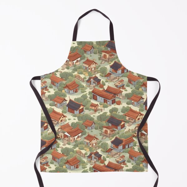 Item preview, Traditional Chinese Village Pattern - Gift for China Lover designed and sold by AITeeGenius.