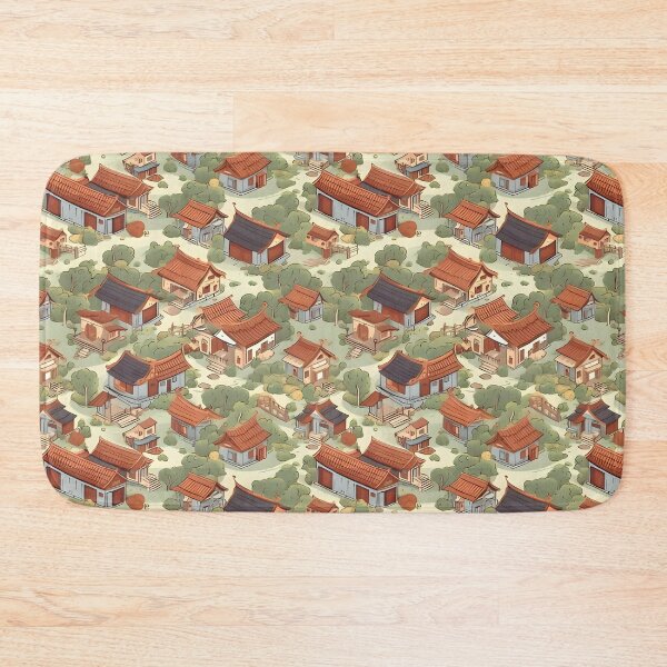 Item preview, Traditional Chinese Village Pattern - Gift for China Lover designed and sold by AITeeGenius.