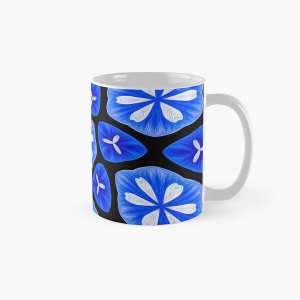 Item preview, Abstract Blue Flower Pattern designed and sold by Patternflower.