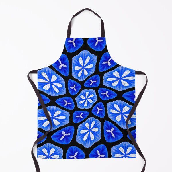 Item preview, Abstract Blue Flower Pattern designed and sold by Patternflower.