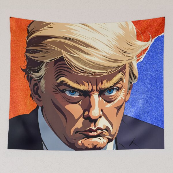 Item preview, Vintage Cartoon Inspired Trump Mugshot designed and sold by ElLocoMus.