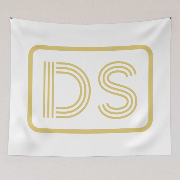 Item preview, Iniciales DS Letras Geométricas Doradas designed and sold by Jeallan Designs.