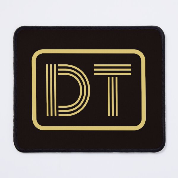 Item preview, DT Initials Gold Geometric Letters designed and sold by Jeallan Designs.