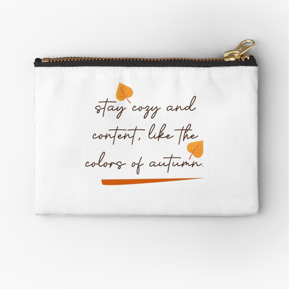 Colors of Autumn Zipper Pouch