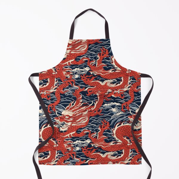 Item preview, Traditional Chinese Red Dragon Pattern - Gift for China Lover designed and sold by AITeeGenius.