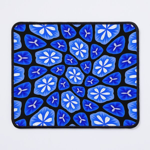 Item preview, Abstract Blue Flower Pattern designed and sold by Patternflower.