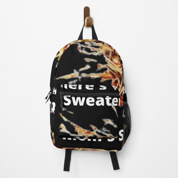 Eminem Backpacks - Eminem - Mockingbird Lyrics typography Backpack